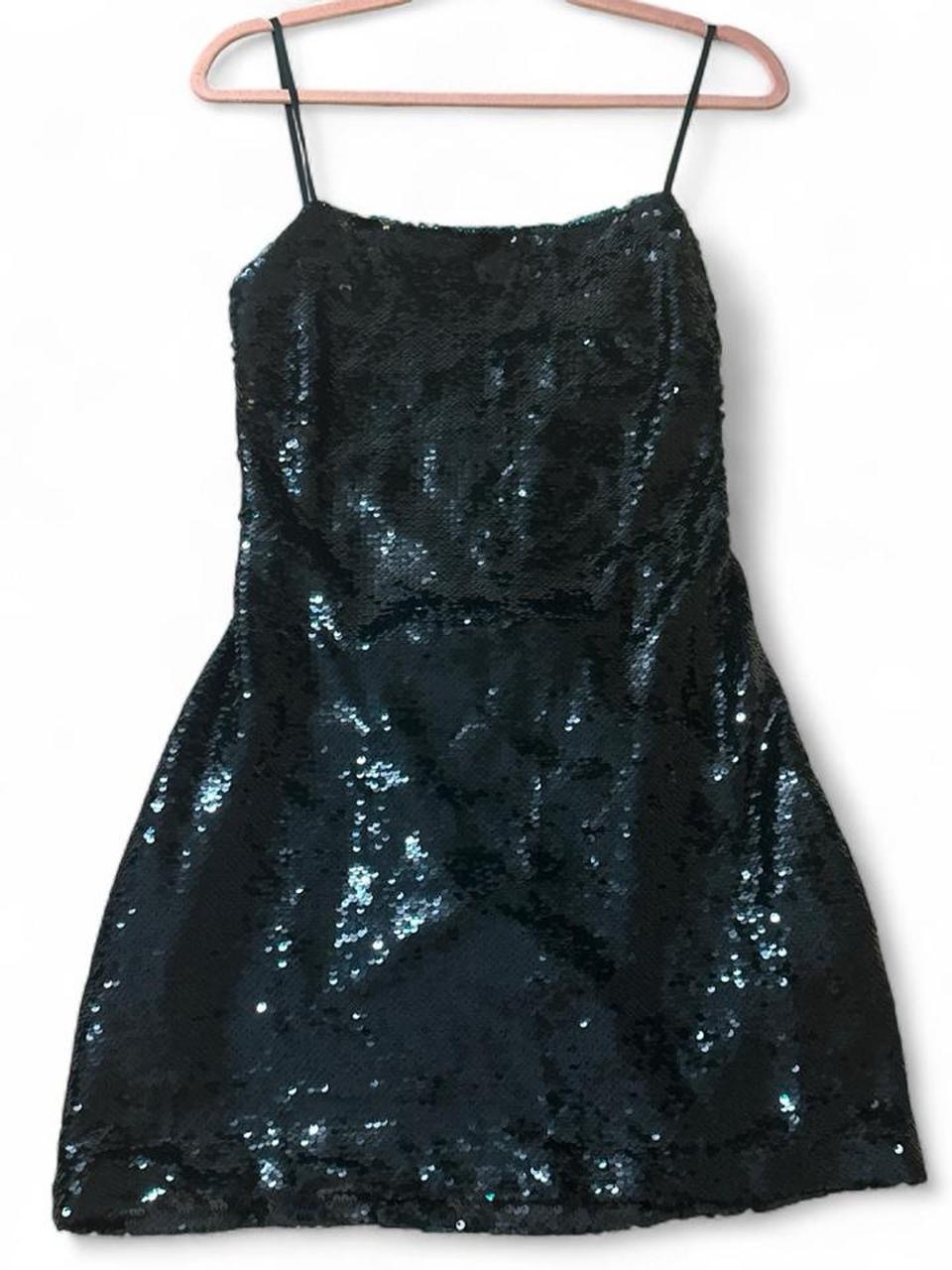 Zara Green Sequin Mini Dress